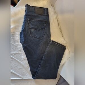 Levi 511 Men's Slim Fit Dark Blue Jeans, Size 34 X 31